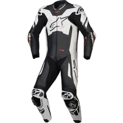 Alpinestars GP Plus V4 Sprint Tuta in pelle da moto in 1 pezzo, nero-bianco, dimensione 52 per uomo