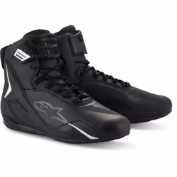 Alpinestars Faster-4 Scarpe da moto, nero, dimensione 47 per uomo