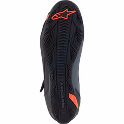 Alpinestars Faster-4 Scarpe da moto, nero-grigio-rosso, dimensione 45 per uomo