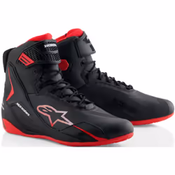 Alpinestars Honda Faster-4 Scarpe da moto, nero-rosso, dimensione 42 per uomo