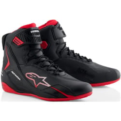 Alpinestars Honda Faster-4 Scarpe da moto, nero-rosso, dimensione 47 per uomo