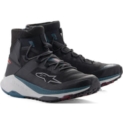 Alpinestars Speedforce XR Scarpe da moto, nero-turchese-blu, dimensione 47 per uomo
