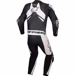 Alpinestars GP Plus V4 Sprint Tuta in pelle da moto in 1 pezzo, nero-bianco, dimensione 54 per uomo