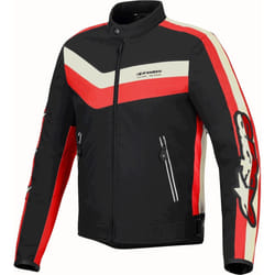 Alpinestars T-Dyno Wr Giacca tessile da moto, nero-rosso, dimensione S per uomo