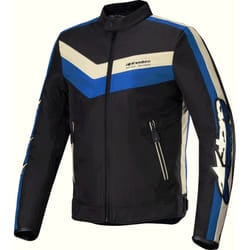 Alpinestars T-Dyno Wr Giacca tessile da moto, nero-blu, dimensione L per uomo