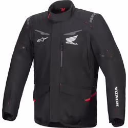 Alpinestars Honda ST-1 impermeabile Giacca tessile moto, nero, dimensione S per uomo