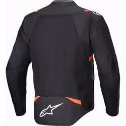 Alpinestars T-Sps Air V2 Giacca tessile da moto, nero-rosso, dimensione L per uomo
