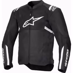 Alpinestars T-Sps Air V2 Giacca tessile da moto, nero-bianco, dimensione L per uomo