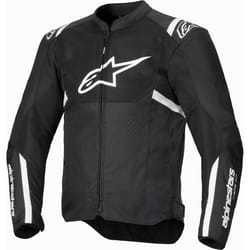 Alpinestars T-Sps Air V2 Giacca tessile da moto, nero-bianco, dimensione L per uomo