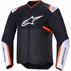 Alpinestars T-Sps Air V2 Giacca tessile da moto, nero-bianco-rosso, dimensione 4XL per uomo