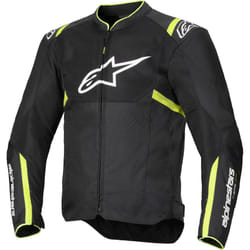 Alpinestars T-Sps Air V2 Giacca tessile da moto, nero-giallo, dimensione L per uomo