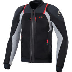 Alpinestars Troop-Air Pro Giacca protettiva, nero-grigio-rosso, dimensione L per uomo