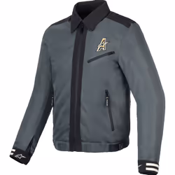 Alpinestars Ignite Air Giacca tessile da moto, nero-grigio, dimensione S per uomo