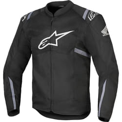 Alpinestars Honda T-Sps Air V2 Giacca tessile da moto, nero-grigio, dimensione S per uomo
