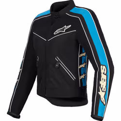Alpinestars Stella T-Dyno Air Giacca tessile moto da donna, nero-blu, dimensione XS per donne