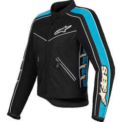Alpinestars Stella T-Dyno Air Giacca tessile moto da donna, nero-blu, dimensione XS per donne