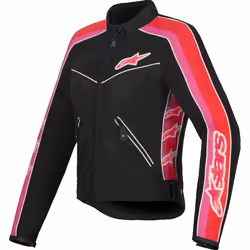 Alpinestars Stella T-Dyno Air Giacca tessile moto da donna, nero-rosa, dimensione XS per donne