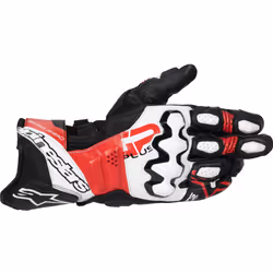Alpinestars Gp Plus R V3 Guanti da moto, nero-bianco-rosso, dimensione M per uomo