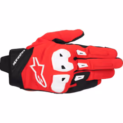 Alpinestars Sp X 1 Guanti da moto, nero-bianco-rosso, dimensione 2XL per uomo