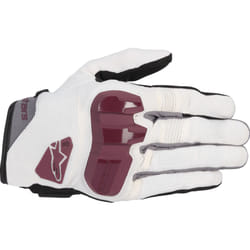 Alpinestars Chrome Guanti da moto da donna, bianco-rosso, dimensione S per donne
