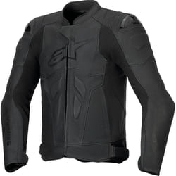 Alpinestars Dusk Airflow giacca in pelle da moto traforata, nero, dimensione 48 per uomo