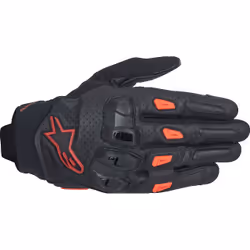 Alpinestars Sp X 7 Guanti Moto traforati, nero-rosso, dimensione 3XL per uomo - Vista aggiuntiva 2