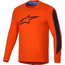 Alpinestars A-Dura Inset Astar Maglia da bicicletta, arancione, dimensione L per uomo