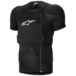 Alpinestars A-Impact Plasma Giacca protettiva a maniche corte, nero-bianco, dimensione M per uomo