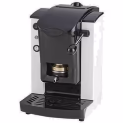 Macchina Da Caffe' A Cialde Slot Plast Nero Ottone Telaio Bianco