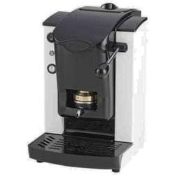 Macchina Da Caffe' a Cialde Slot Plast Nero Ottone Telaio Bianco