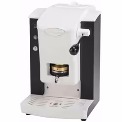 Macchina Da Caffe' A Cialde Slot Plast Bianco Ottone Telaio Nero