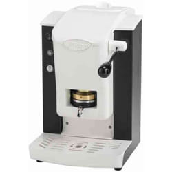Macchina Da Caffe' A Cialde Slot Plast Bianco Ottone Telaio Nero