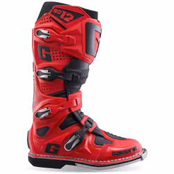 Gaerne SG-12 Stivali da motocross, nero-rosso, dimensione 46 per uomo