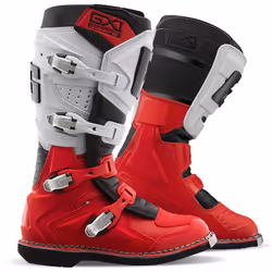 Gaerne GX-1 Goodyear Stivali da motocross, bianco-rosso, dimensione 47 per uomo