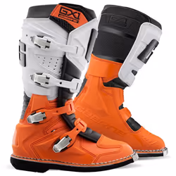 Gaerne GX-1 Goodyear Stivali da motocross, bianco-arancione, dimensione 42 per uomo