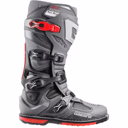 Gaerne SG-22 Stivali da motocross, grigio-rosso, dimensione 46 per uomo