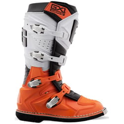 Gaerne GX-1 Goodyear Stivali da motocross, bianco-arancione, dimensione 41 per uomo