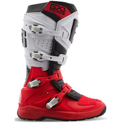 Gaerne GX-1 Evo Light-Welt Stivali da motocross, bianco-rosso, dimensione 43 per uomo