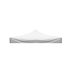 Telo tetto Bianco 3X6 impermeabile per ricambio gazebo richiudibile 49483
