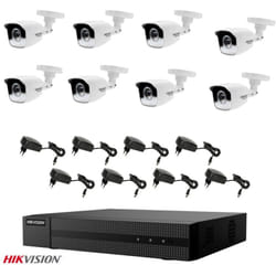 Kit videosorveglianza Hikvision 8 telecamere da esterno 1 mpx