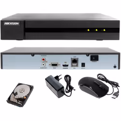 Videoregistratore NVR digitale IP 16CH canali Hikvision sku. HWN-4216MH Hiwatch series risoluzione Ultra HD 4K (banda in entr ...