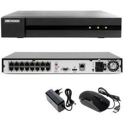 Nvr 16 canali poe Hikvision 8.0 megapixel onvif ip HWN-4216MH-16P ai P2P