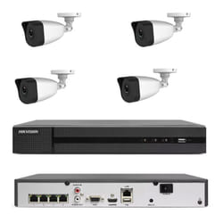 Kit videosorveglianza poe 4 canali nvr 2 mpx H265 cloud ip Hikvision