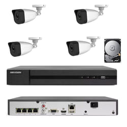 Kit Hikvision poe 4 canali nvr 2 mpx H265 cloud ip videosorveglianza hd 2 tb