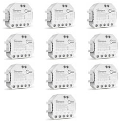 Sonoff - Interruttore Della Luce Intelligente mini dual R3 2-Gang 2-Way Smart 10 pezzi