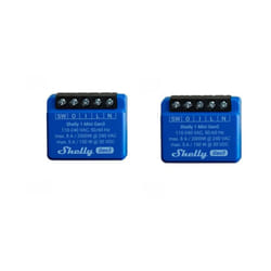 Shelly - Interruttore WiFI professionale 1 V3 Alimentatore domotica iOS Android 2 pezzi