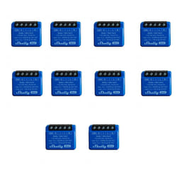 Interruttore WiFI professionale SHELLY 1 V3 Alimentatore DOMOTICA iOS Android 10 PEZZI