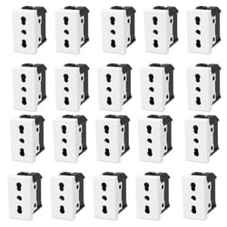Ettroit - presa bticino matix compatibile spina bipasso 16A 250V 20 prese