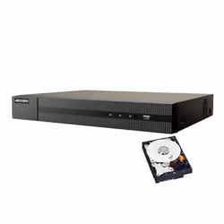 Videoregistratore NVR digitale IP 4CH canali Hikvision HWN-2108MH-8p - Hiwatch series risoluzione Ultra HD 4K (banda in entra ...