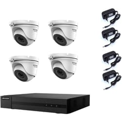 Kit videosorveglianza Hikvision dvr 4 canali 4 telecamere 2 mpx